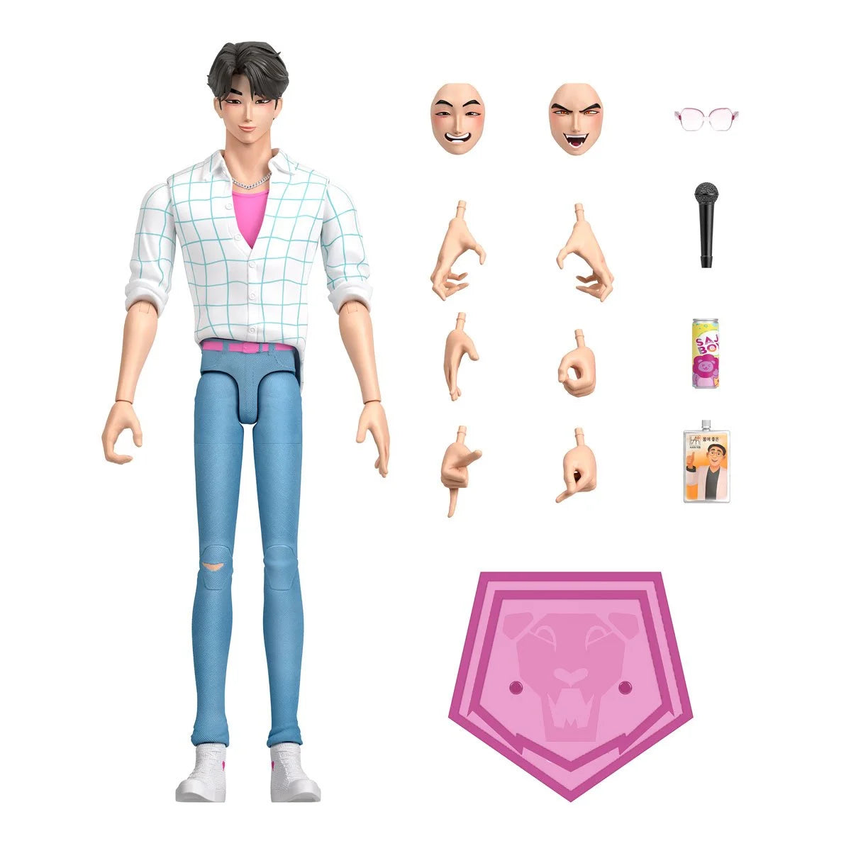 Mattel - KPOP Demon Hunters - Core Action Figure - Complete Set of 5 (Zoey, Mira, Rumi, Jinu, Abby)