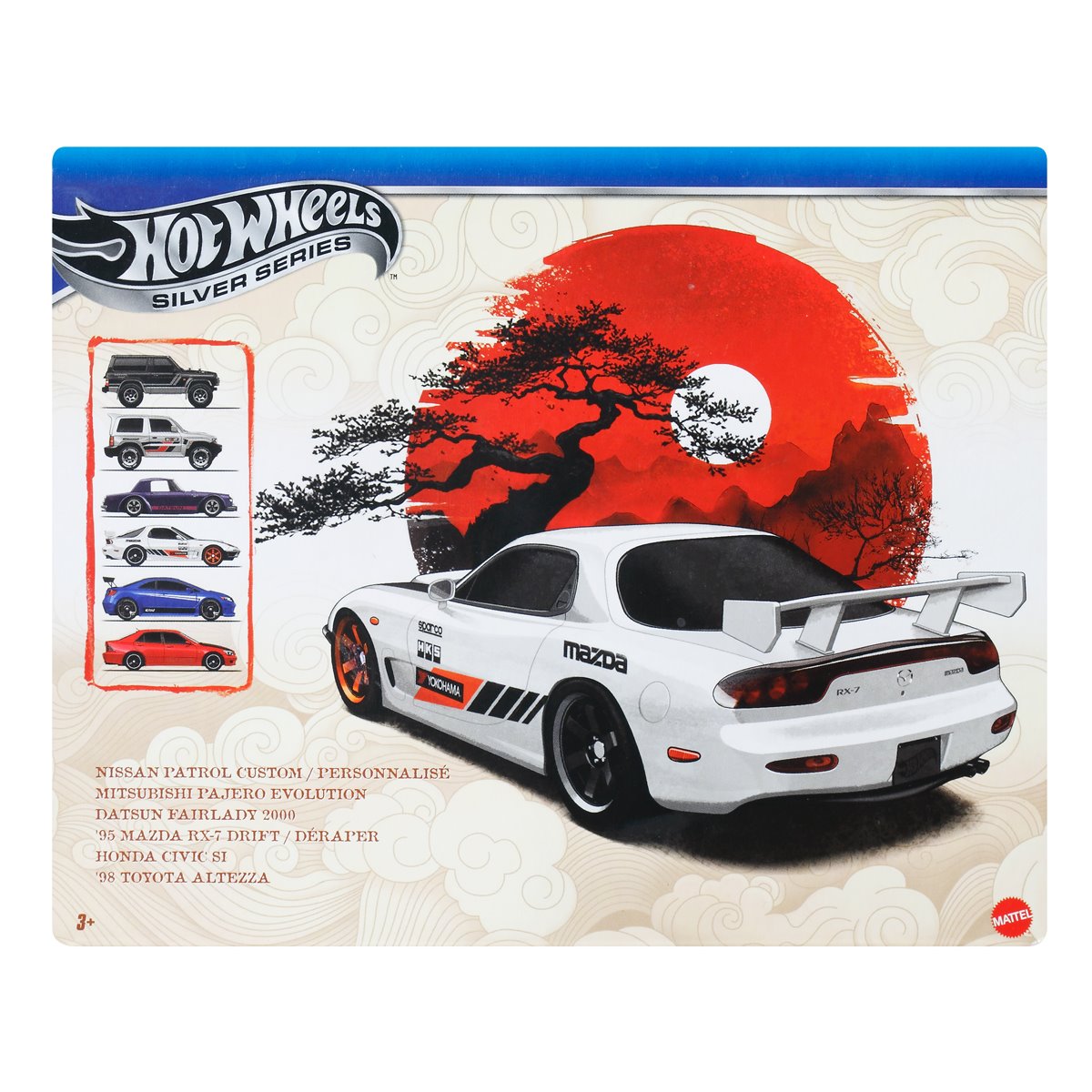 Hot Wheels Silver Series - Streets of Japan 2026 - 6 Pack Collector Set (PRE-ORDER JULY 2026)