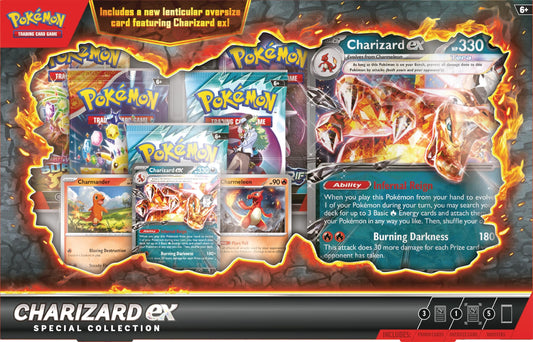 Pokemon - Charizard EX Special Collection - 5 Packs / 1 Lenticular Jumo Card / 3 Promo Cards