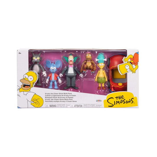 The Simpsons - The Simpsons Krusty the Clown Show 6 Piece Set - 2.5" Action Figures - Jakks Pacific (PRE-ORDER MAY 2026)