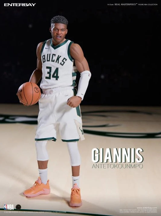 Real Masterpiece - Giannis Antetokounmpo (Championship Edition) - 1:6 Action Figure - NBA Milwaukee Bucks  - Enterbay