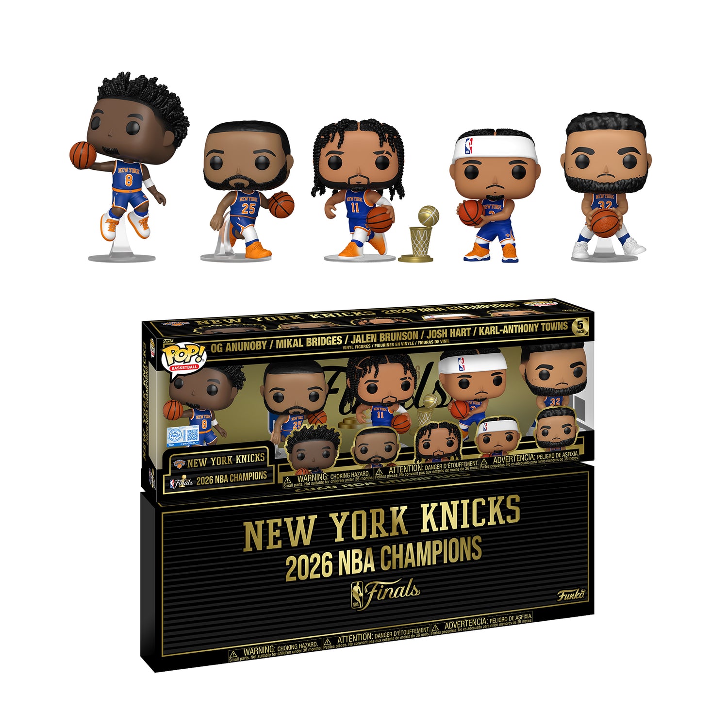 Funko NBA - New York Knicks 2026 NBA Champions 5-Pack #95700 (PRE