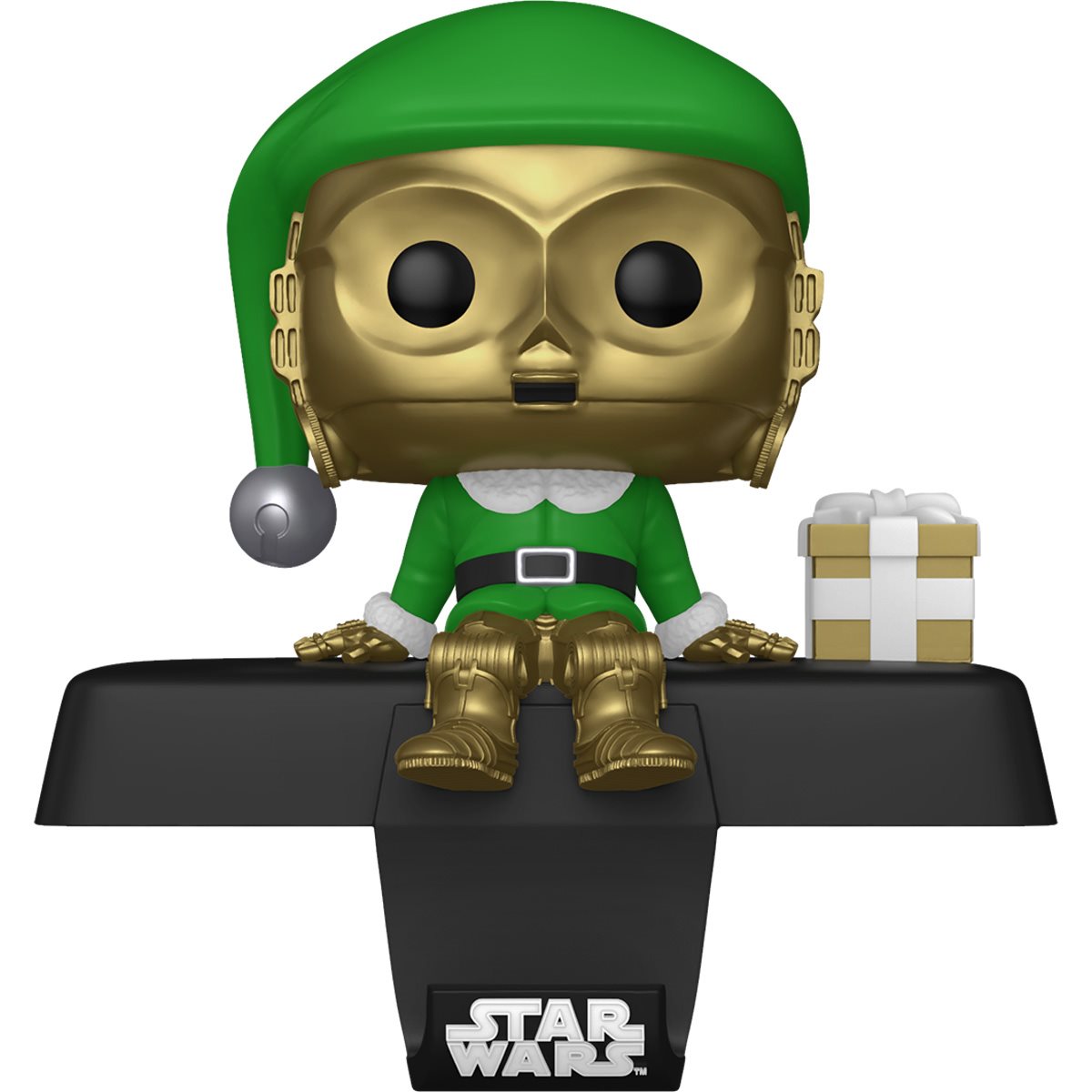 Funko Star Wars C-3PO Holiday Edge-Sitter Stocking Holder