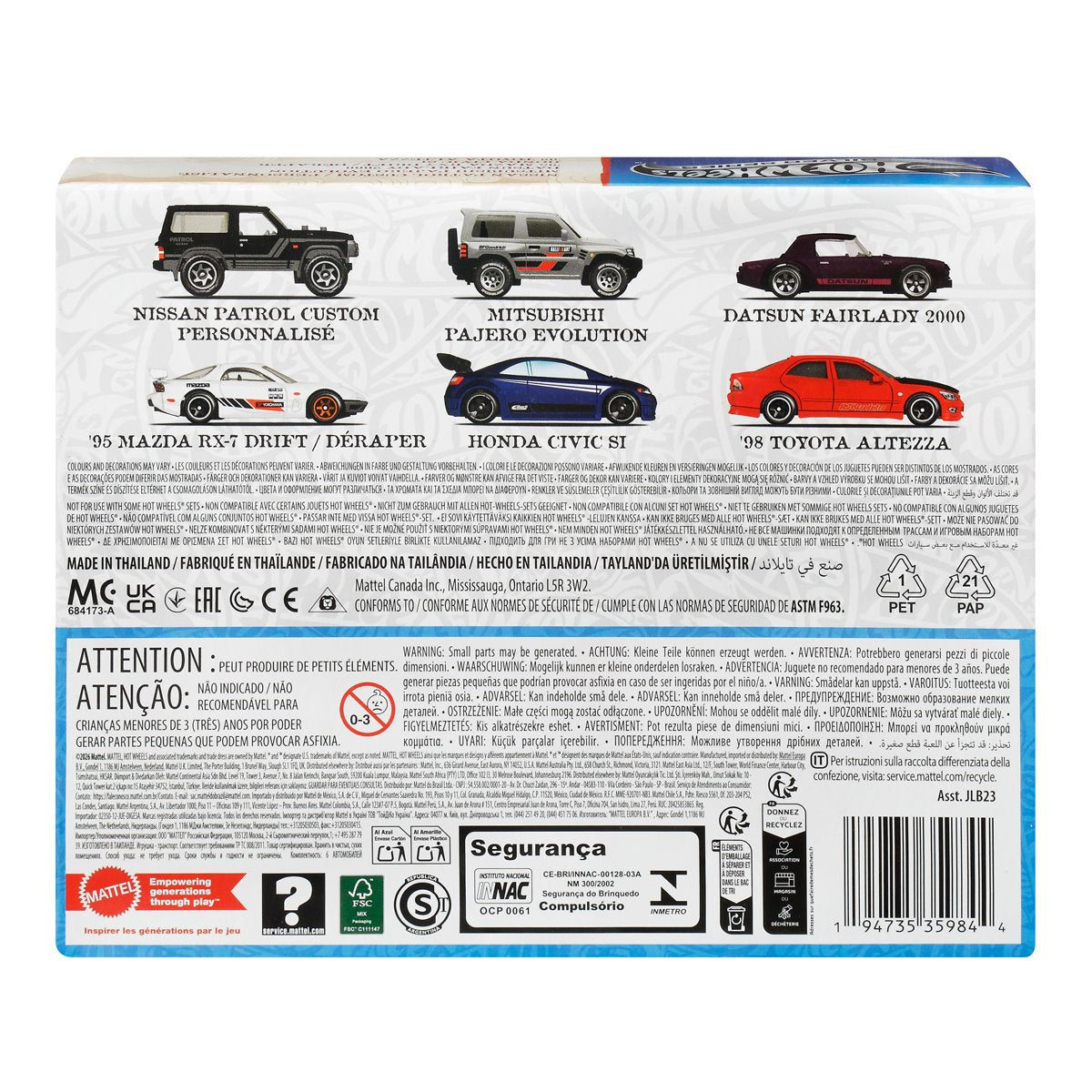 Hot Wheels Silver Series - Streets of Japan 2026 - 6 Pack Collector Set (PRE-ORDER JULY 2026)