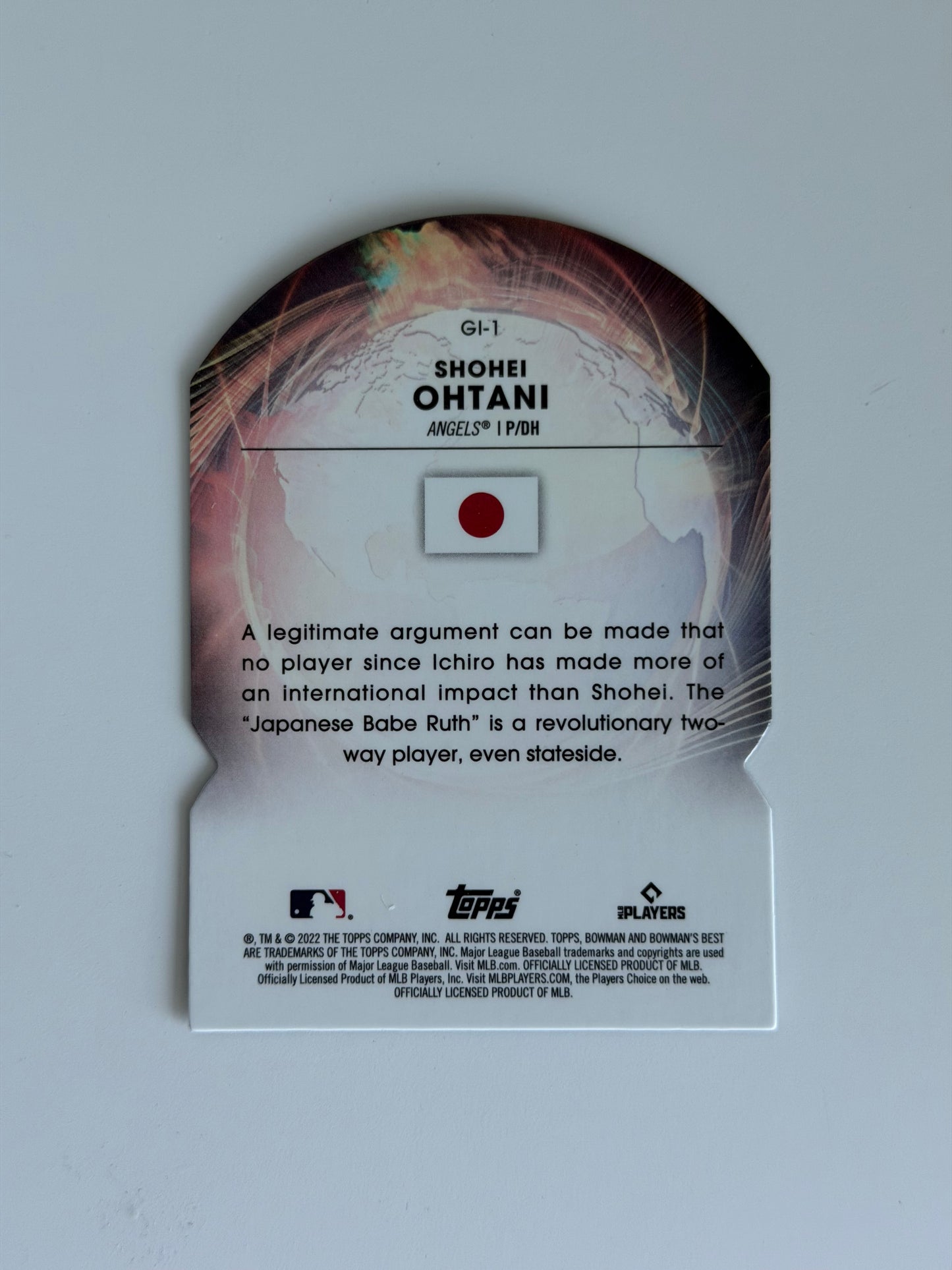 2022 Topps Bowman's Best — Global Impact - Shohei Ohtani - #GI-1 - Raw Ungraded Card