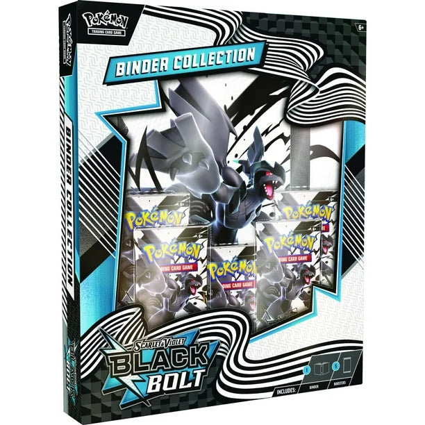 Pokemon - Black Bolt Binder Collection - 5 Packs + Binder & Mini-Poster