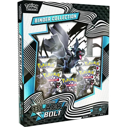 Pokemon - Black Bolt Binder Collection - 5 Packs + Binder & Mini-Poster