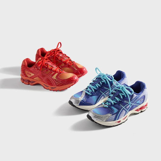 Marvel vs. Capcom | Kith for ASICS Gel-Nimbus 10.1 Iron Man vs. Mega Man Double Box - ai-mvc012398 - [NO COMIC] (PRE-ORDER LATE NOVEMBER)
