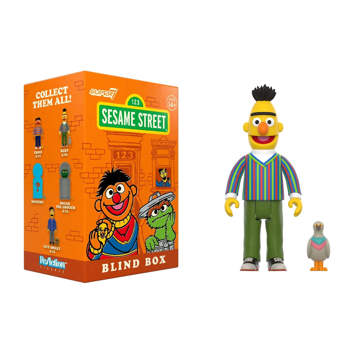 Super 7 - Sesame Street BLIND BOX Wave 3 - 3.75" Figures
