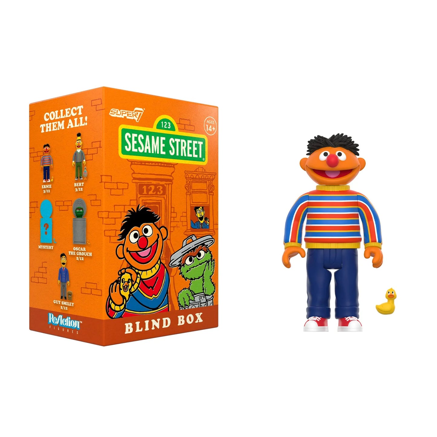 Super 7 - Sesame Street BLIND BOX Wave 3 - 3.75" Figures