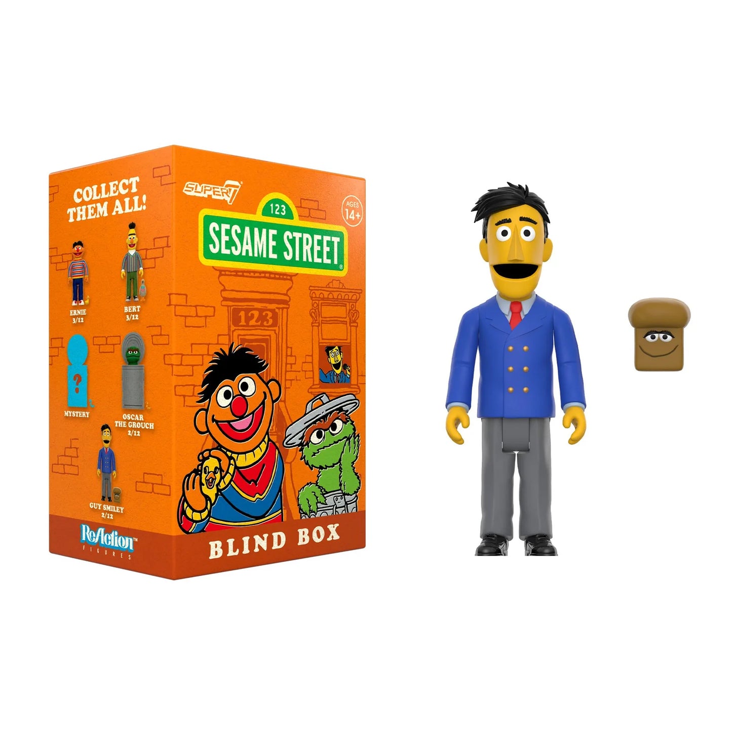 Super 7 - Sesame Street BLIND BOX Wave 3 - 3.75" Figures