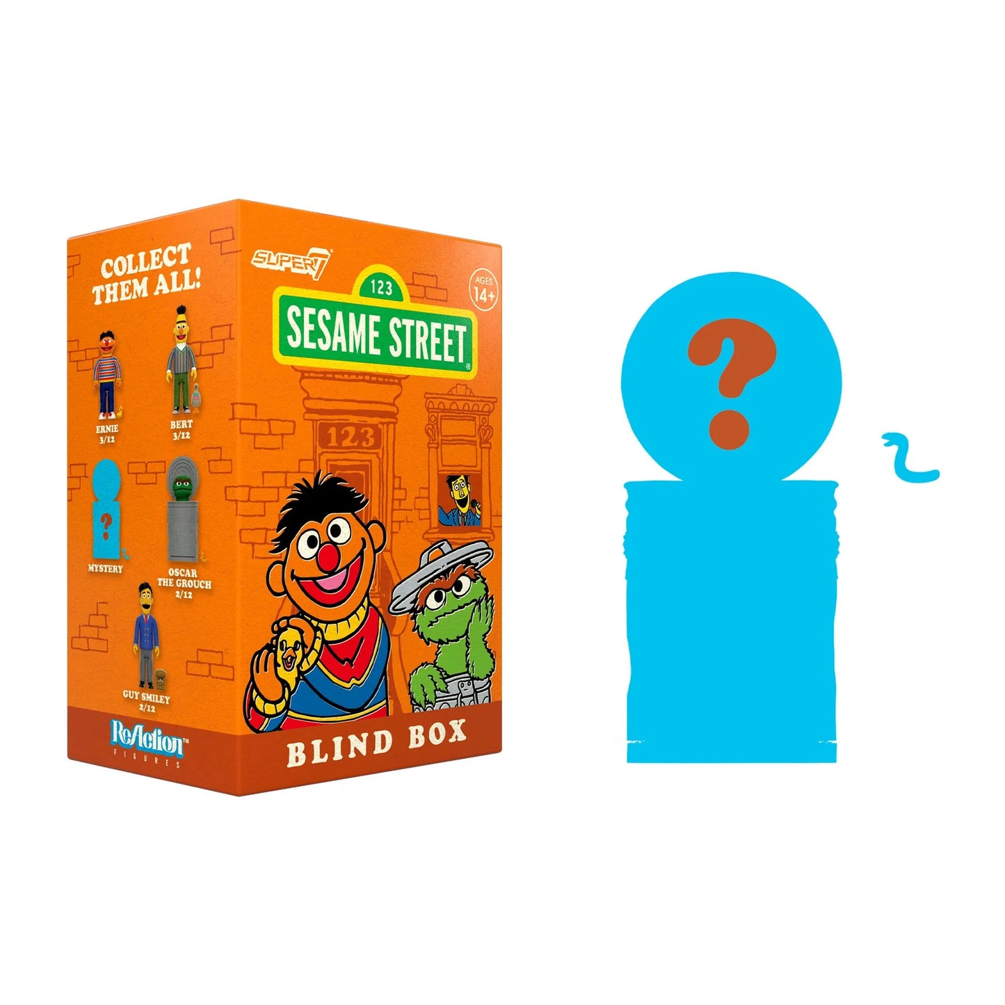 Super 7 - Sesame Street BLIND BOX Wave 3 - 3.75" Figures