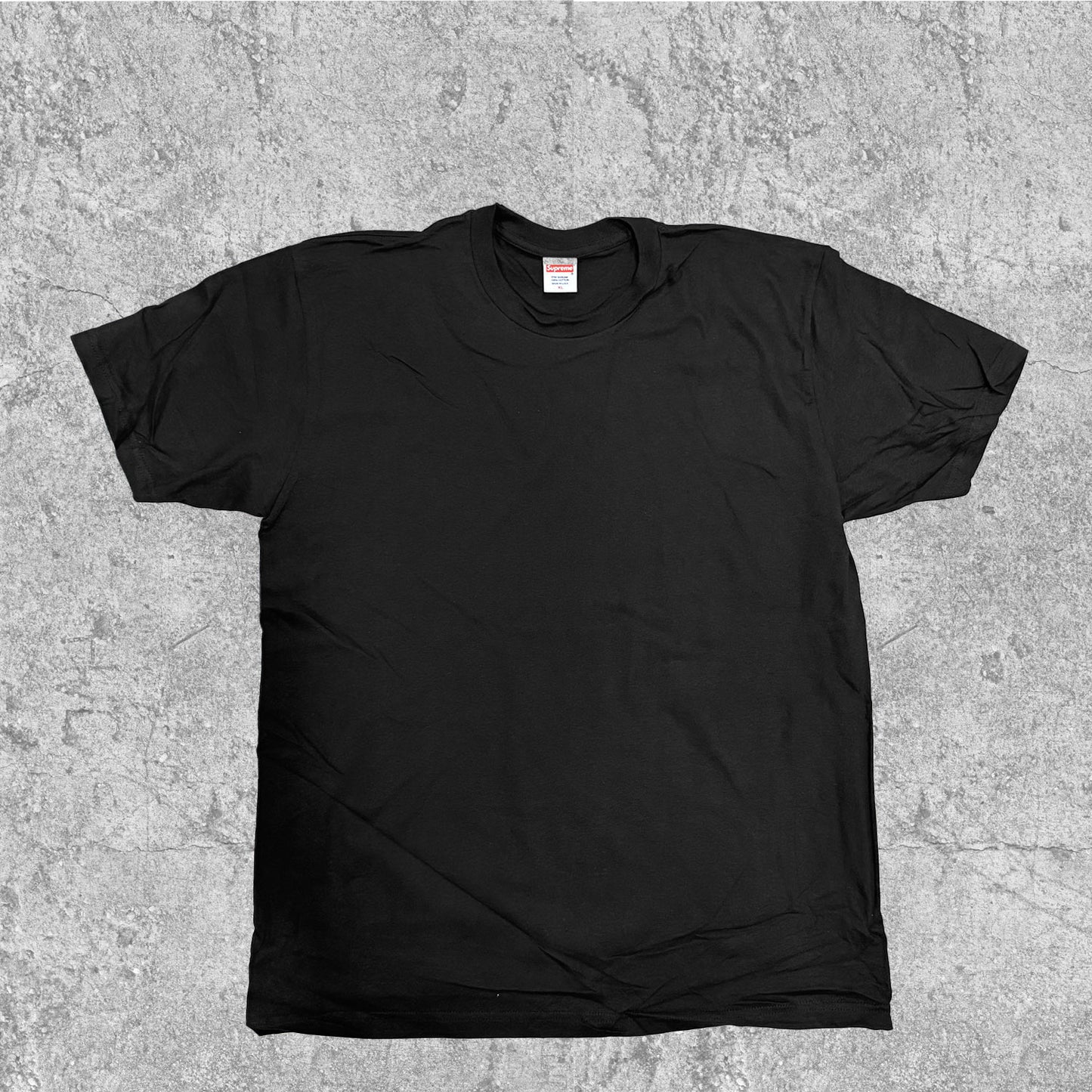 SUPREME SHORT SLEEVE BLANK TSHIRT BLACK