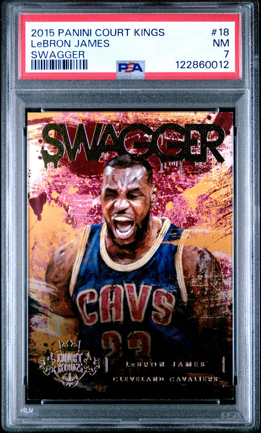 LeBron James PSA 7 Front - Cert #122860012