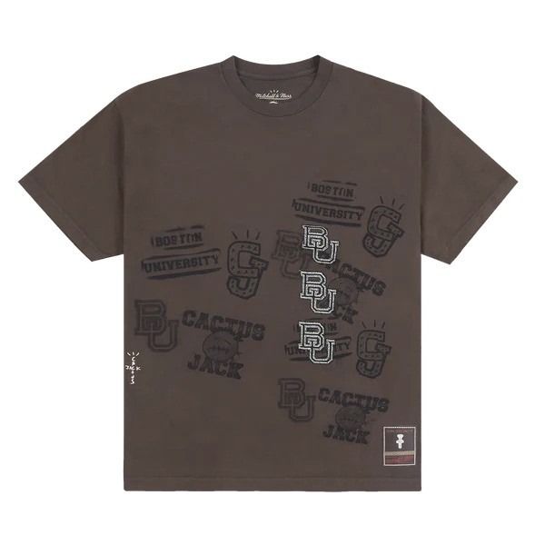 Travis Scott x Mitchell & Ness Boston University Seal T-Shirt