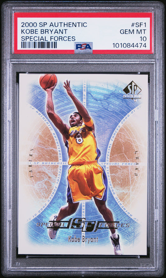 2000 - SP Authentic - Kobe Bryant - Special Forces - PSA 8