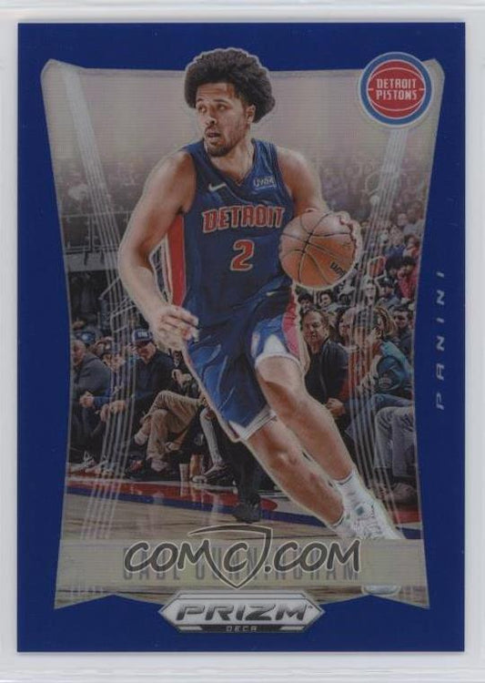 2023-24 Panini Prizm Deca  - Blue Prizm - Cade Cunningham #291 - Limited to /149 - Ungraded Raw Card