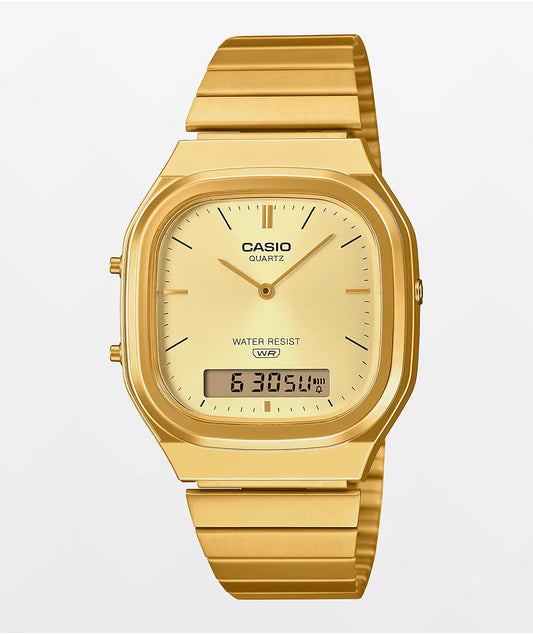 Casio AQ-240EG-9A Analog-Digital Watch - Gold