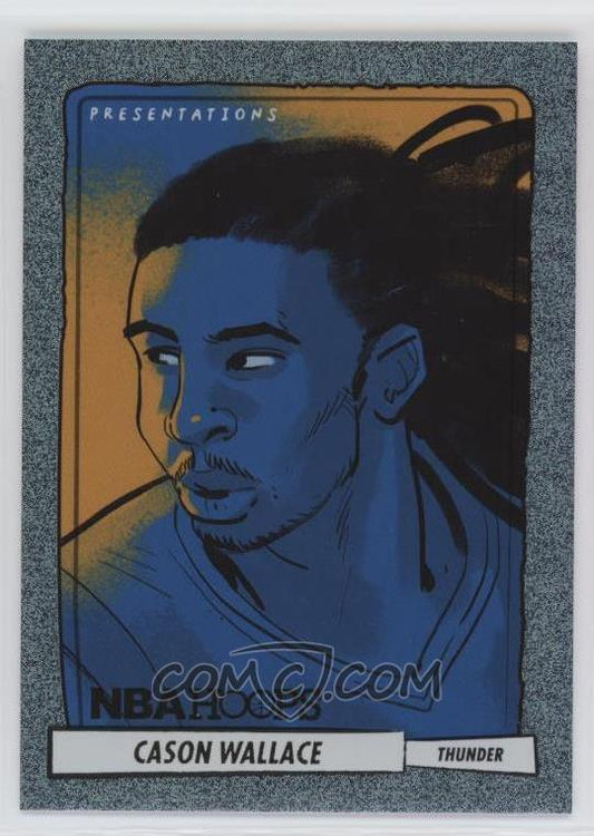 2023-24 Panini NBA Hoops - Presentations - Cason Wallace #13 - Rookie Card - Ungraded Raw Card