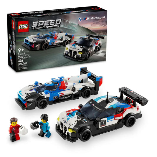 LEGO - BMW M4 GT3 and BMW M Hybrid V8 Speed Champions Racing Cars