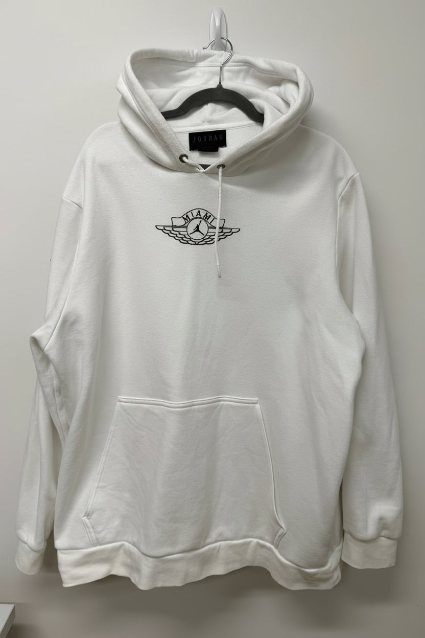 Air Jordan x Solefly Miami Wings Logo Hoodie - Gently Worn