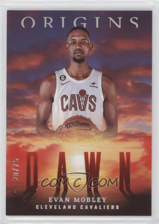 2022-23 Panini Origins - Dawn - Red - Evan Mobley#1 - Limited to /75 - Rookie Card - Ungraded Raw Card