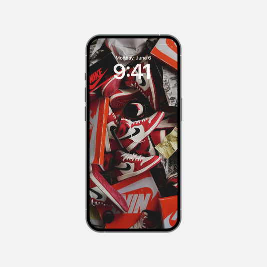 Air Jordan 1 Lost And Found Digital Wallpaper