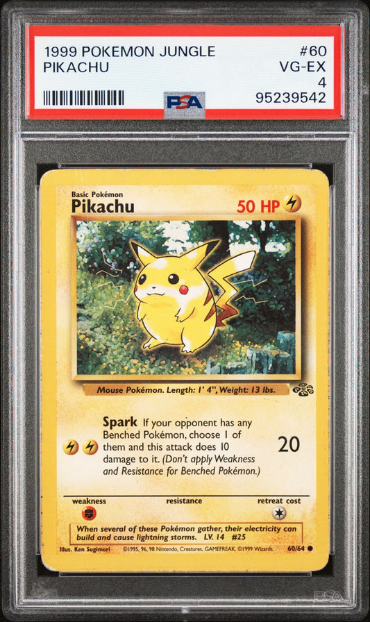 1999 Pokemon Jungle 60 Pikachu