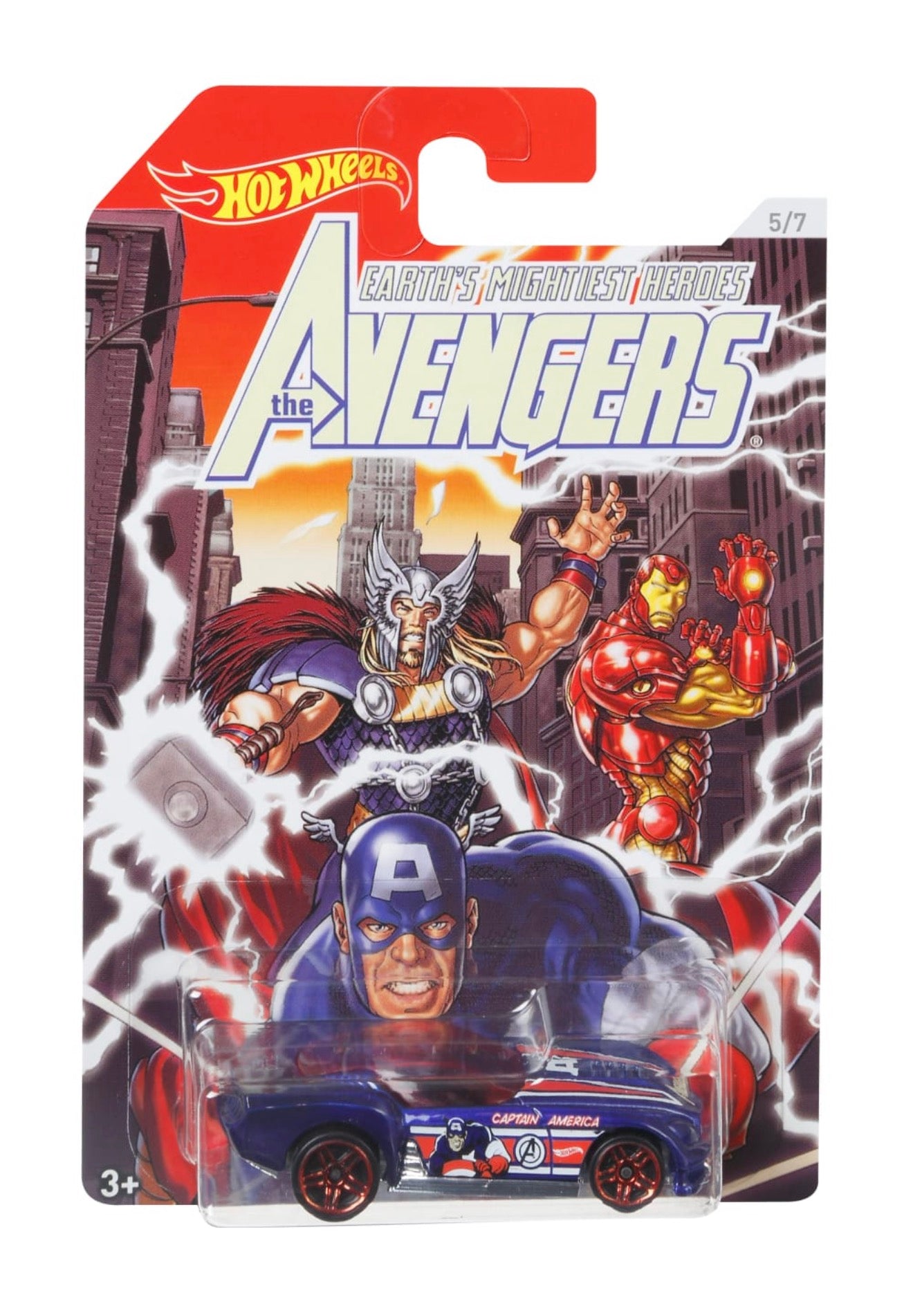 Hot Wheels 2018 - The Avengers Silver Series - Complete Set of 7