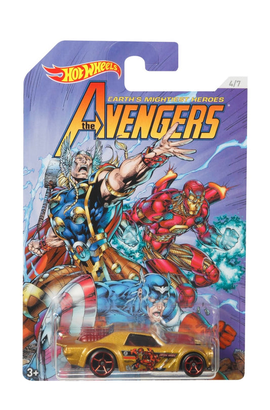 Hot Wheels 2018 - The Avengers Silver Series - Complete Set of 7