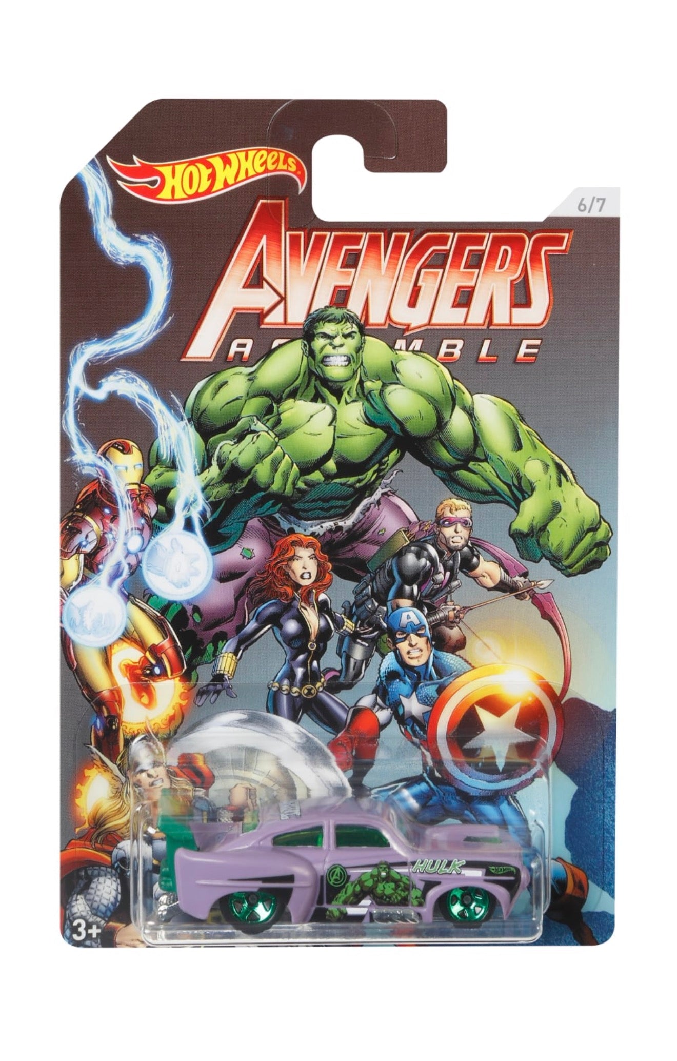 Hot Wheels 2018 - The Avengers Silver Series - Complete Set of 7