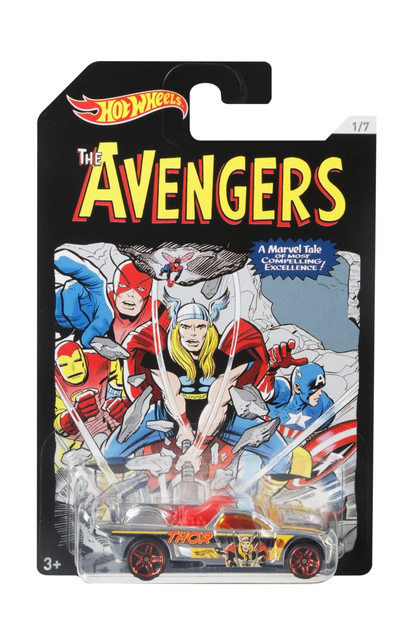 Hot Wheels 2018 - The Avengers Silver Series - Complete Set of 7