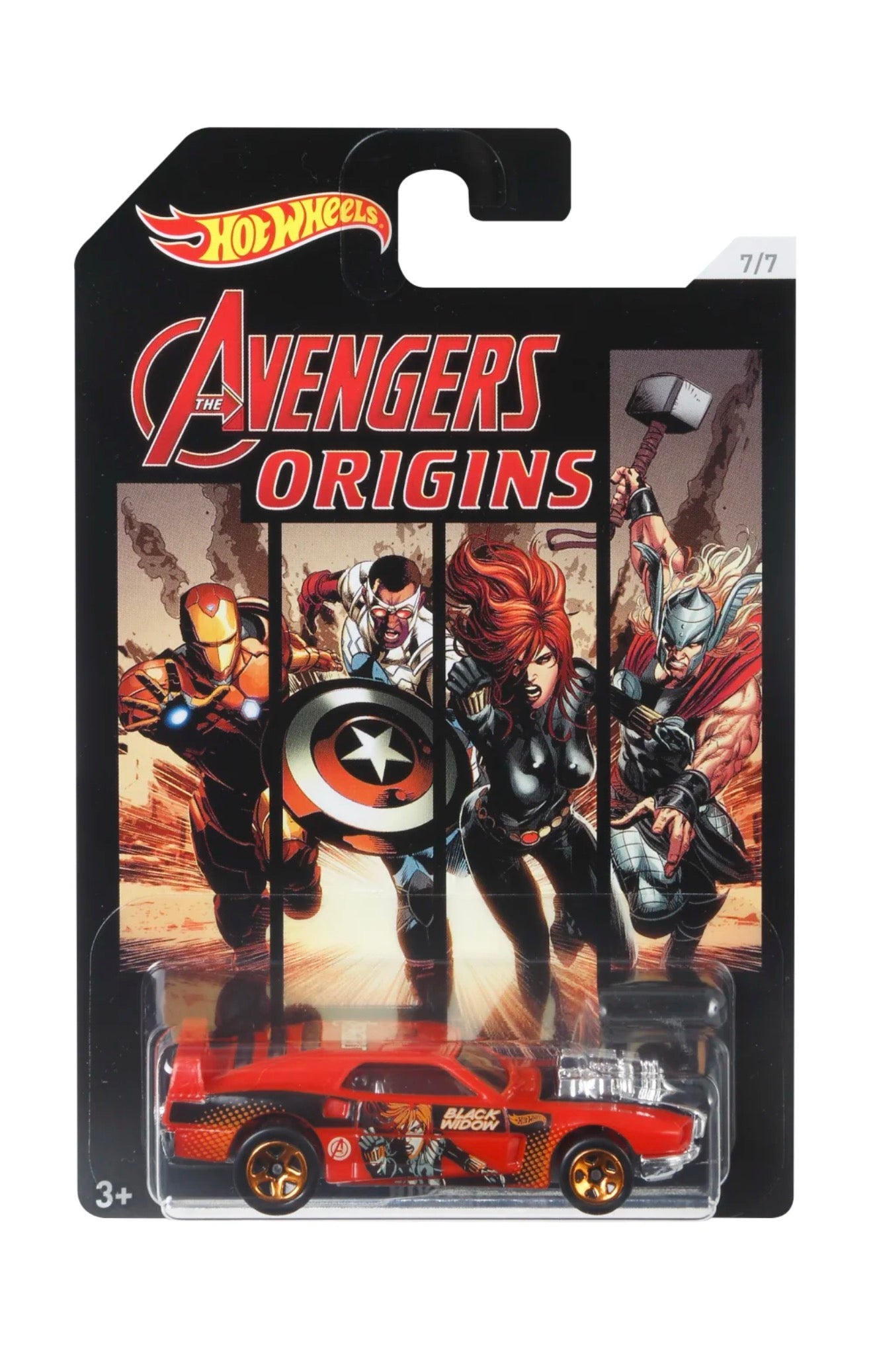Hot Wheels 2018 - The Avengers Silver Series - Complete Set of 7
