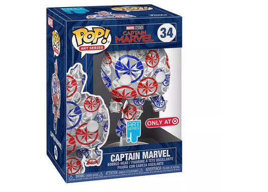 Funko - Captain Marvel (Target Exclusive) - Captain Marvel Art Series - #34