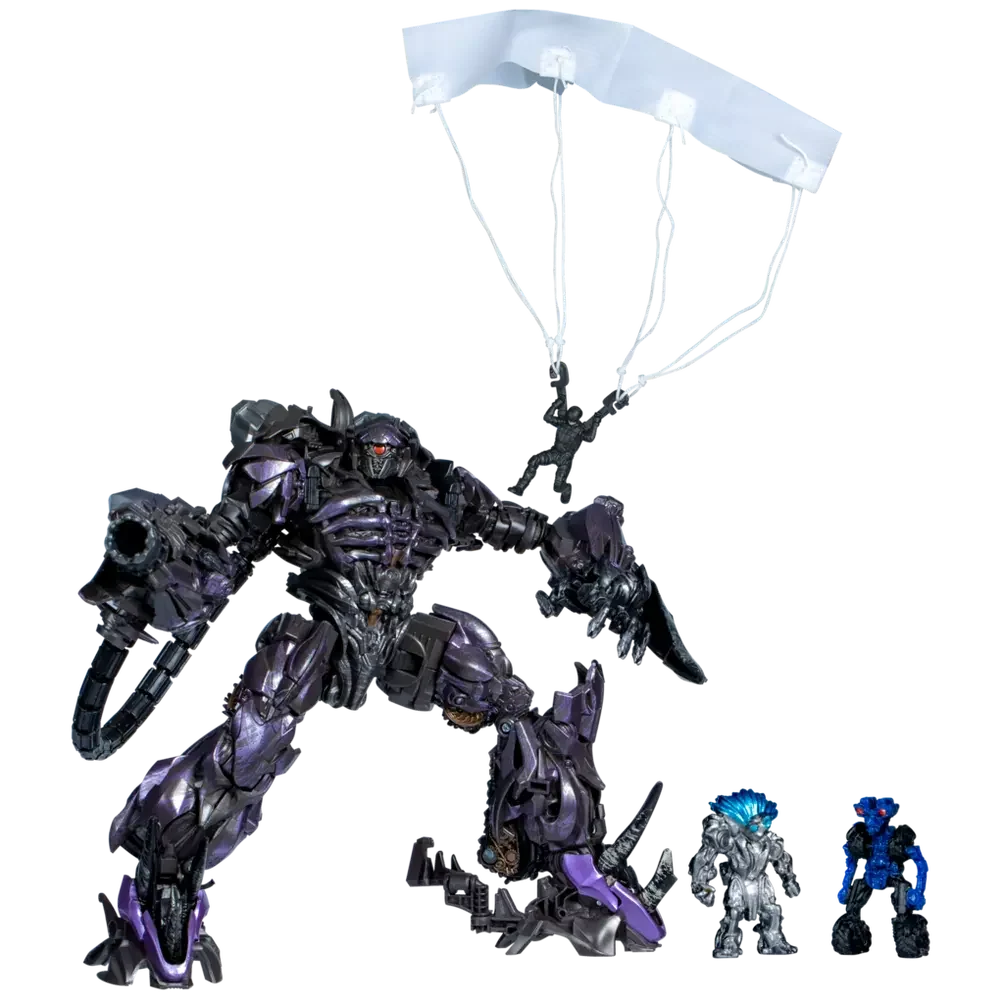 Transformers Studio - Dark of the Moon - Leader Shockwave, NEST Paratrooper, Brains & Wheelie