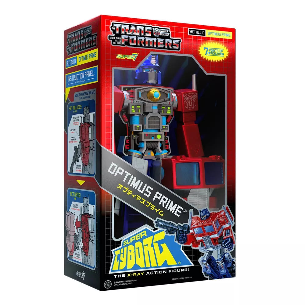 Super7 - Transformers Optimus Prime Super Cyborg - 11" Action Figure