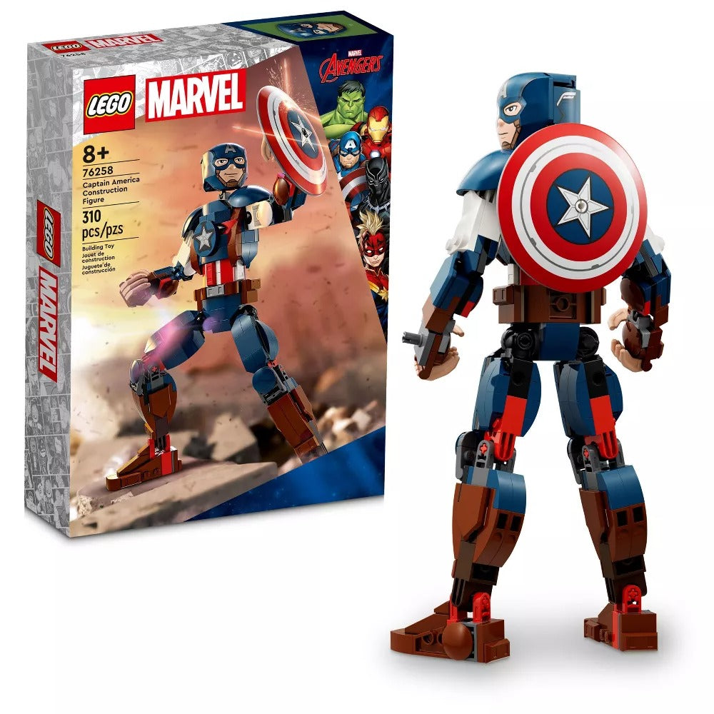 LEGO Marvel - Captain America Construction Figure - #76258