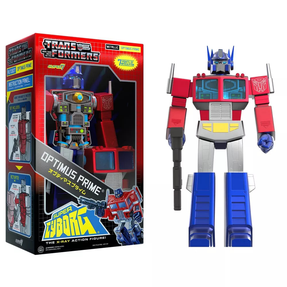 Super7 - Transformers Optimus Prime Super Cyborg - 11" Action Figure