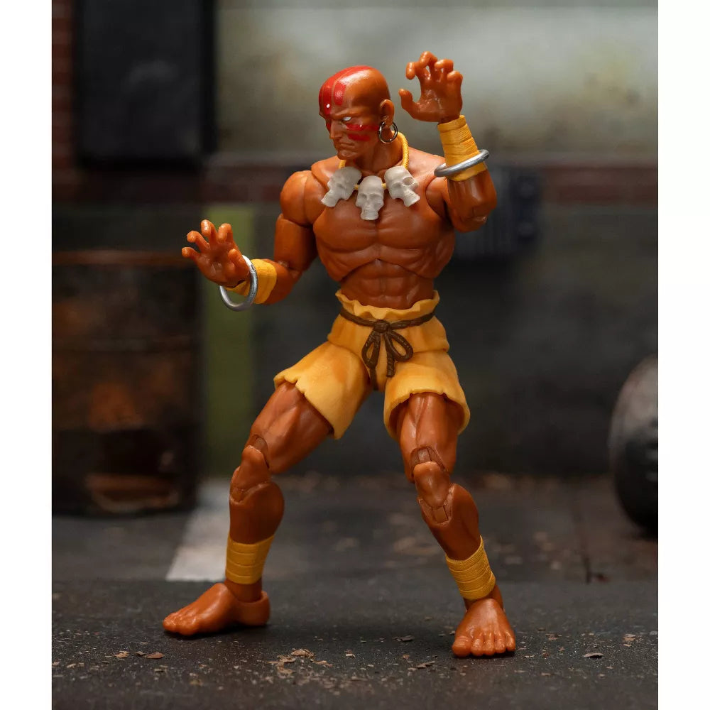 Jada Toys - Street Fighter 2 - The Final Challengers 6 Inch Action Figure Set of 3 - Ken, Chun-Li, Dhalsim