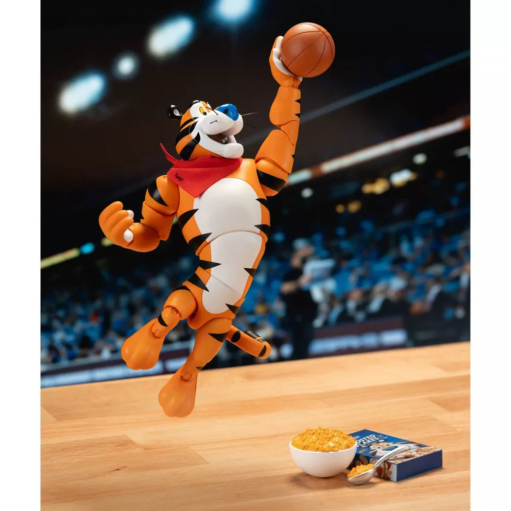 Kellog's Frosted Flakes 6" Tony The Tiger with Cereal Box Packaging - 1:12 Action Figure - Jada Toys