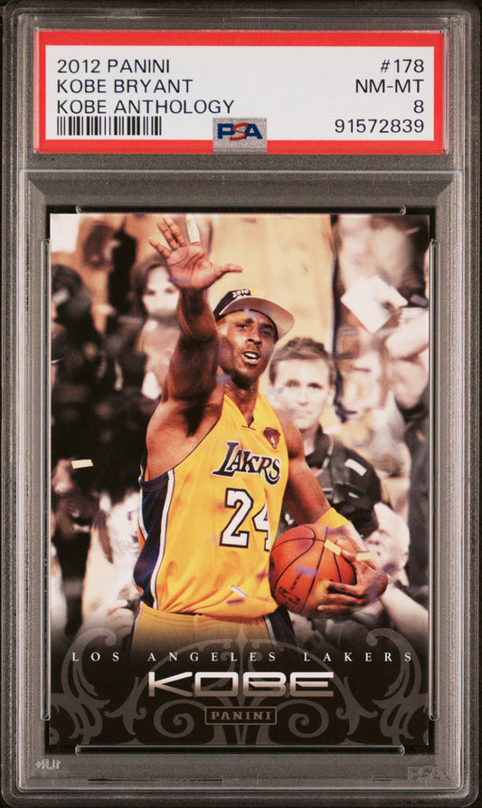 2012 Panini - Kobe Anthology - Kobe Bryant - #178 - PSA Graded Card