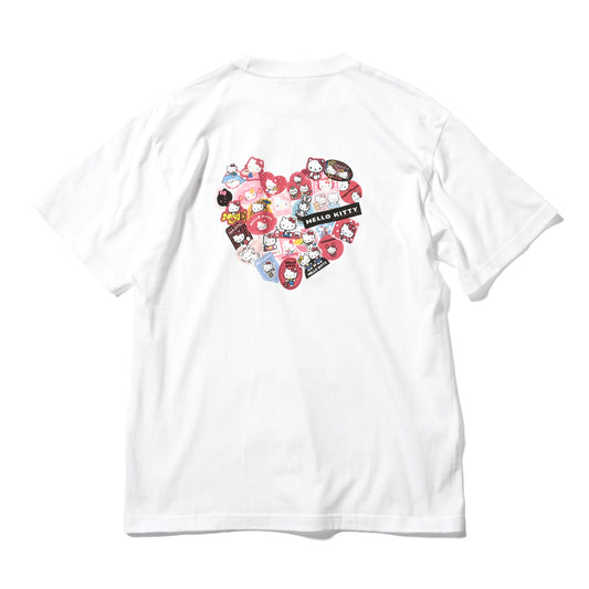 Hello Kitty 50th Anniversary Tokyo T-Shirt WHITE HEART (Japan Exclusive)