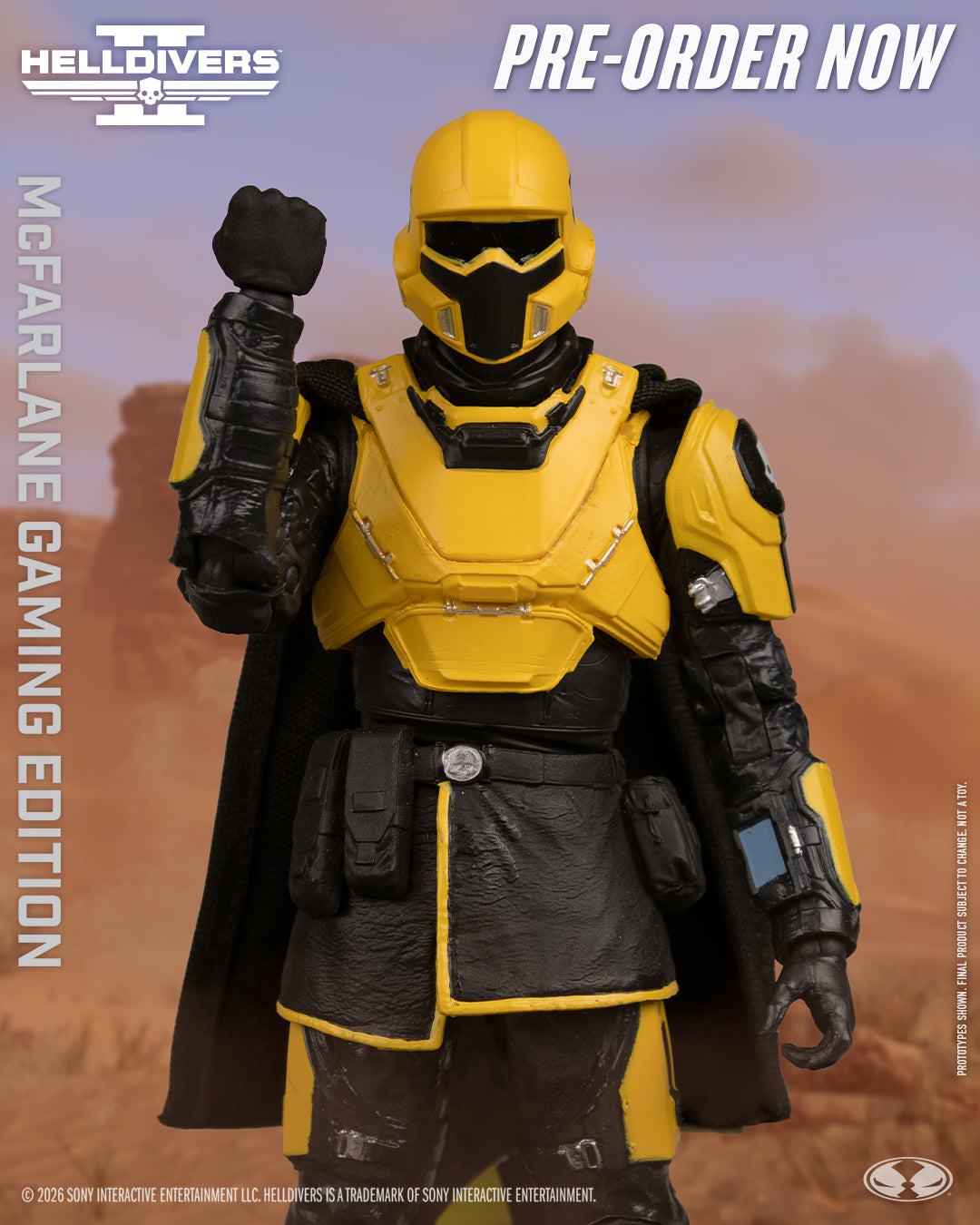 McFarlane Gaming Edition - Helldivers TR-40 Gold Eagle - 7" Action Figure (PRE-ORDER JULY 2026)