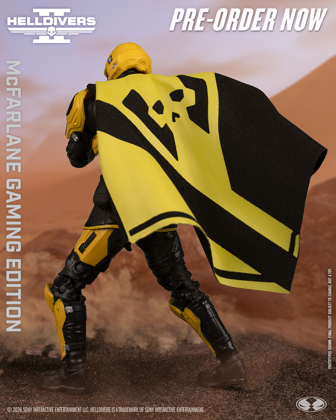 McFarlane Gaming Edition - Helldivers TR-40 Gold Eagle - 7" Action Figure (PRE-ORDER JULY 2026)