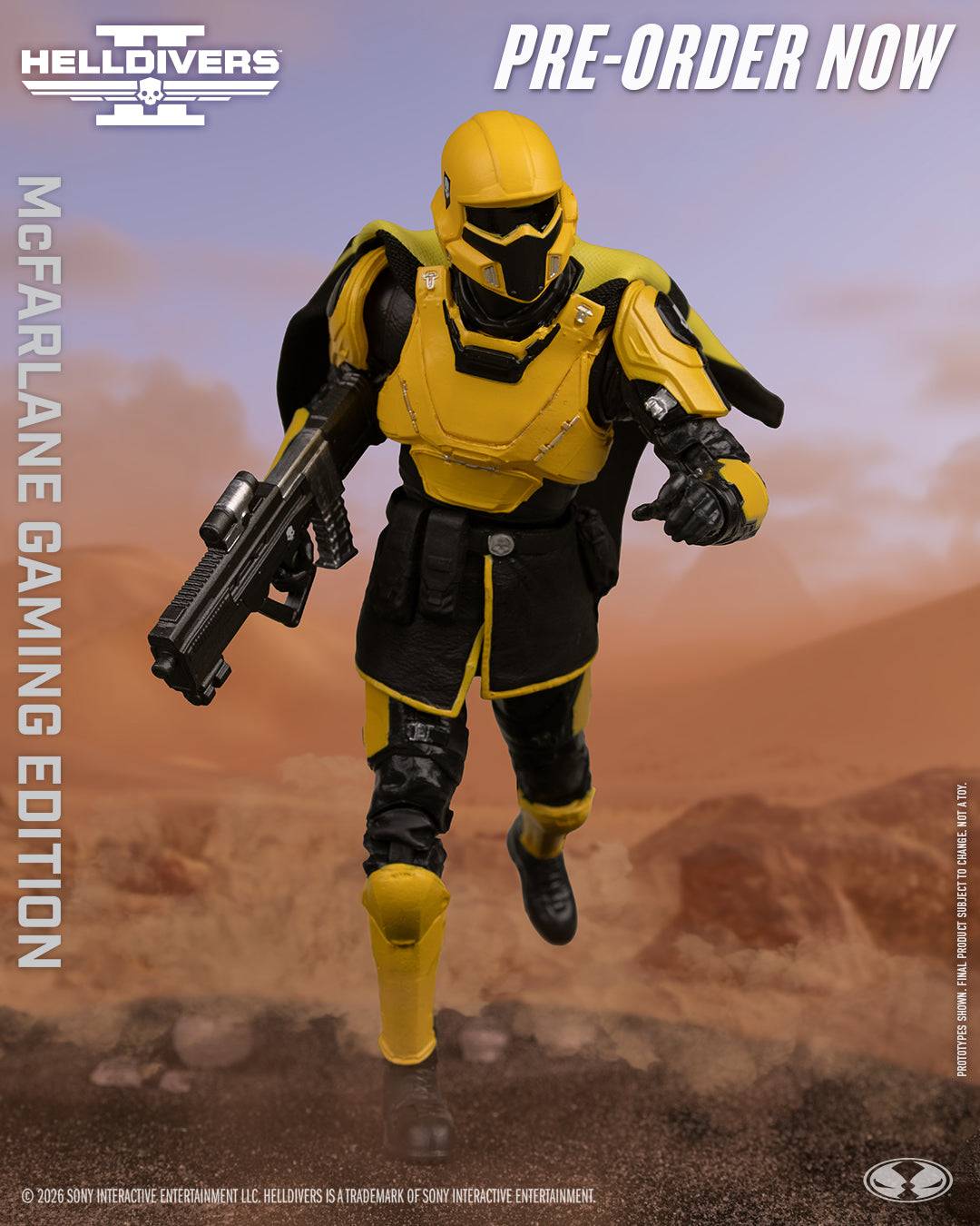 McFarlane Gaming Edition - Helldivers TR-40 Gold Eagle - 7" Action Figure (PRE-ORDER JULY 2026)