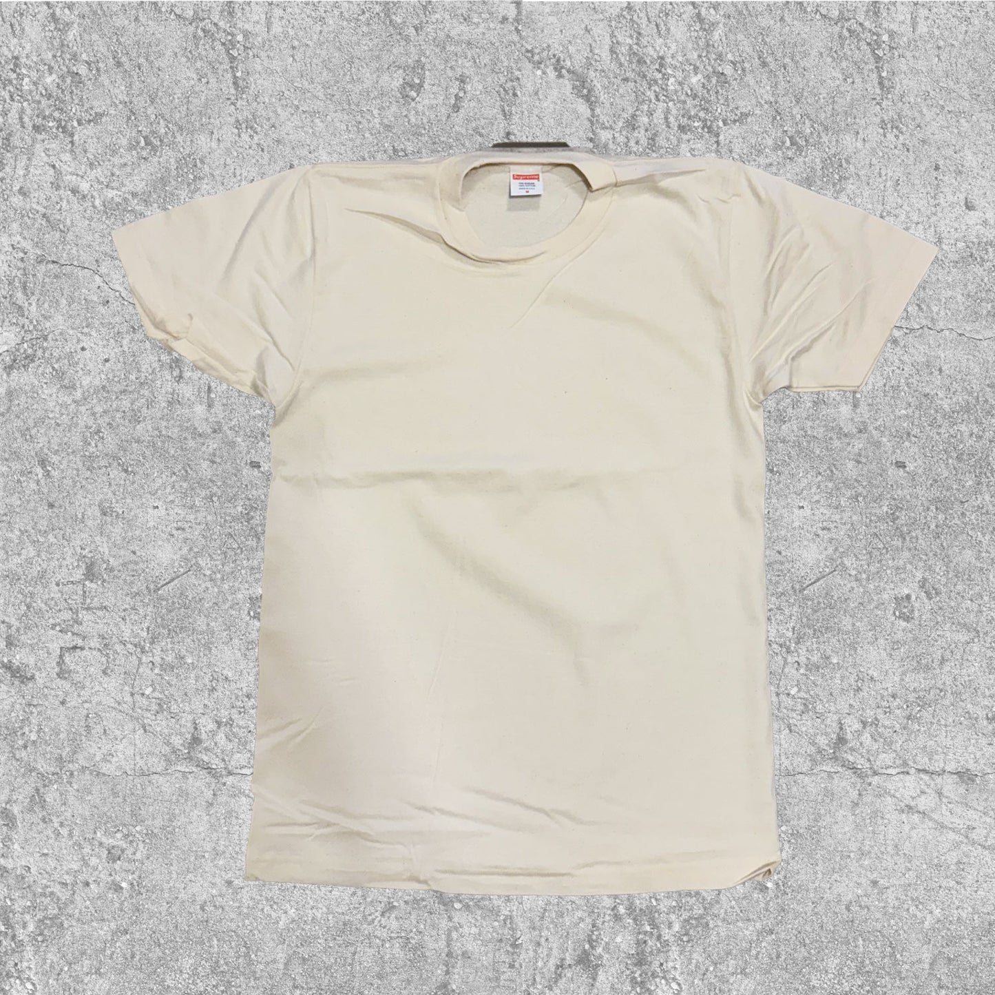 SUPREME SHORT SLEEVE BLANK TSHIRT SAND