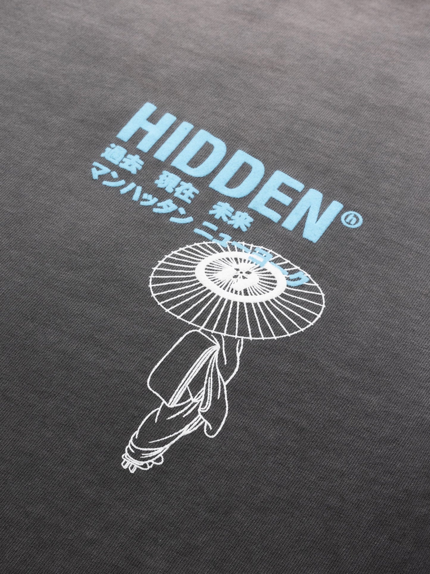 Hidden NY Geisha Tee Washed Grey