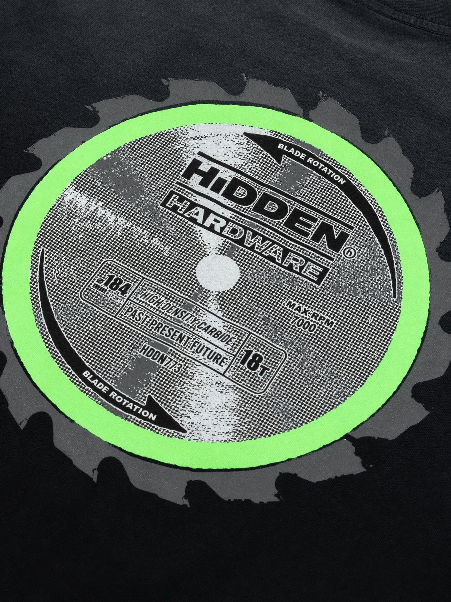 Hidden NY Rotating Blade Tee Washed Black