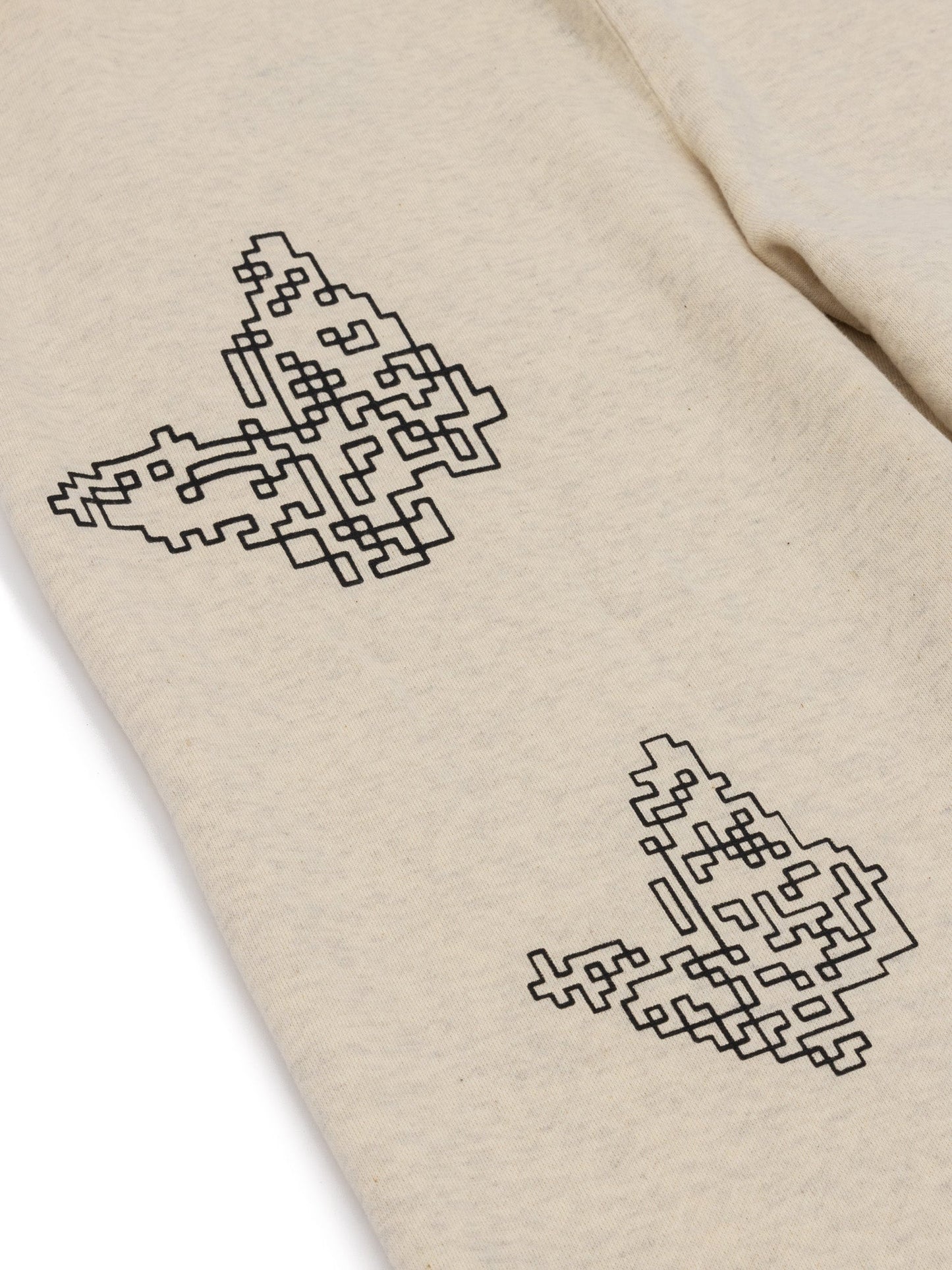 Hidden NY x Needles H Logo Pixel Butterfly Sweatpant Oatmeal