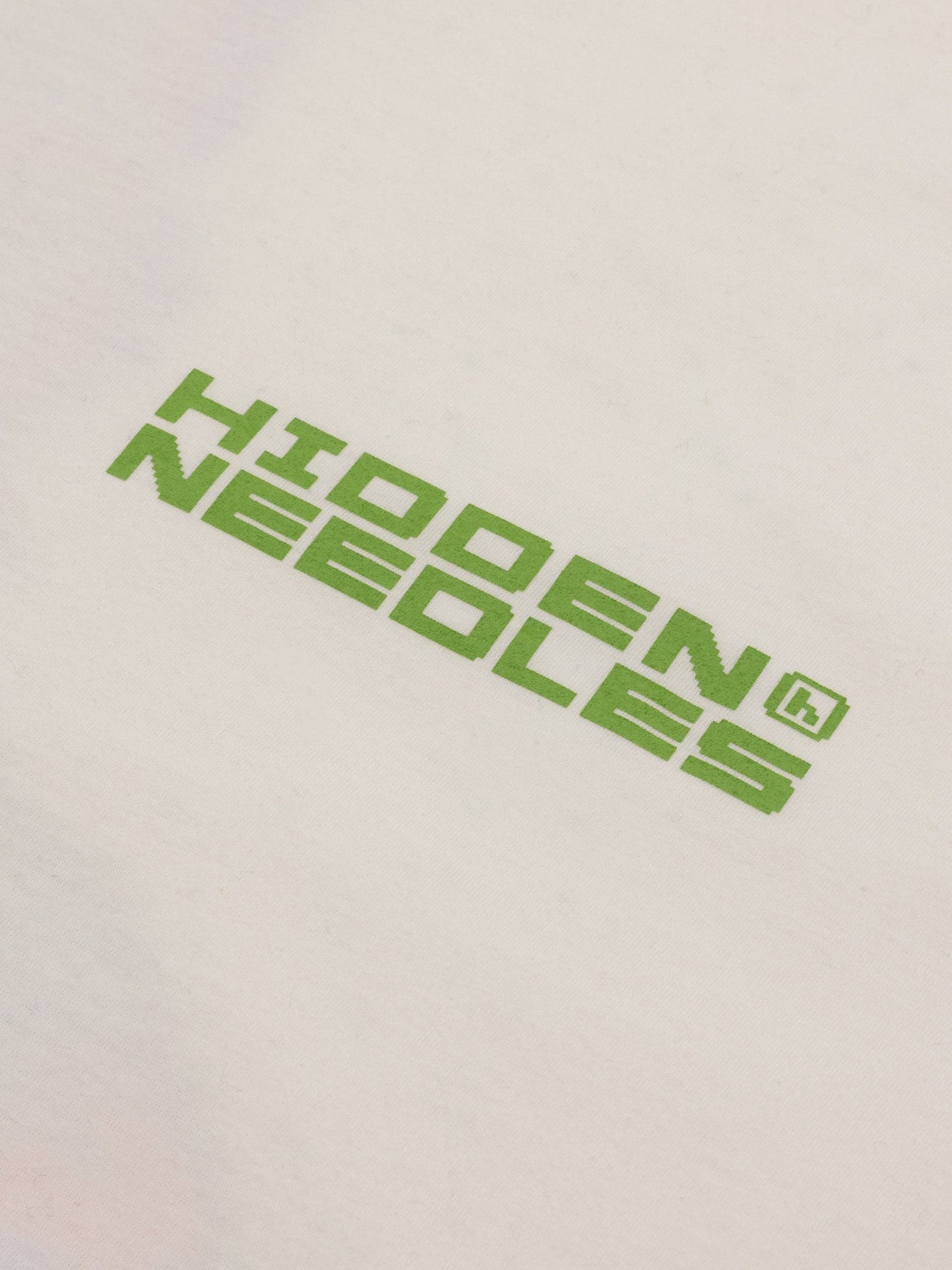 Hidden NY x Needles Pixel Butterfly Tee Off White